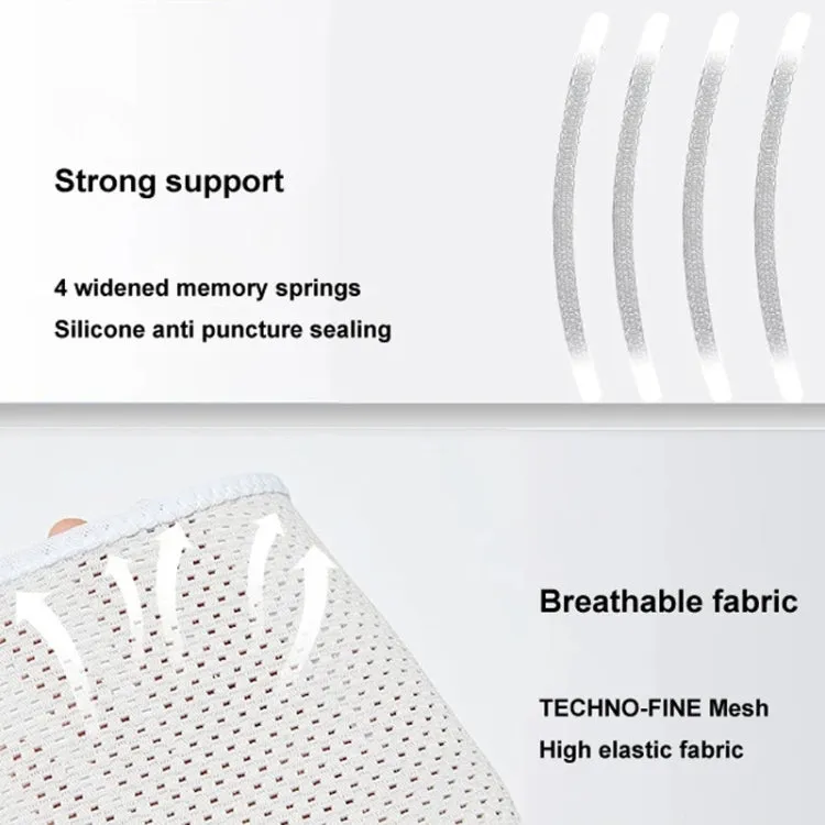 4th Generation Breathable Knee Guard Adjustable Thin Sports Running Cycling Mountaineering Meniscus Knee Joint Patella Strap, Size: M(Black)
