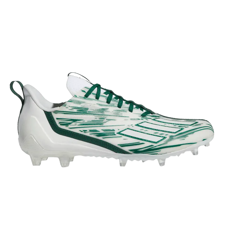 Adidas Adizero 12.0  Cleats 'White Dark Green'