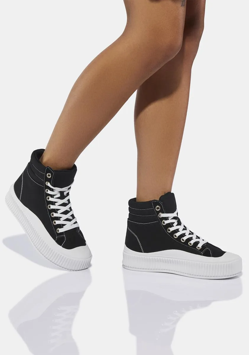 Ain't It Funny High Top Sneakers