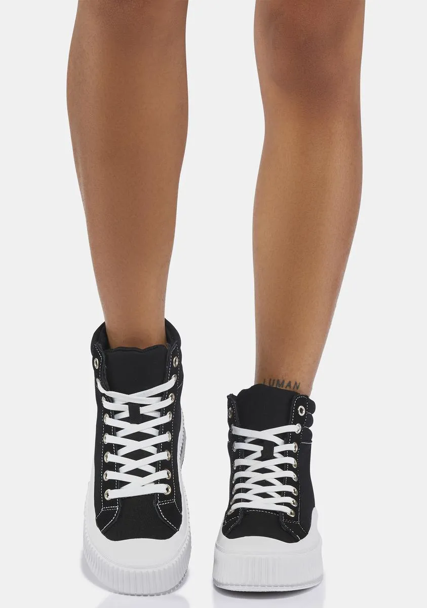 Ain't It Funny High Top Sneakers