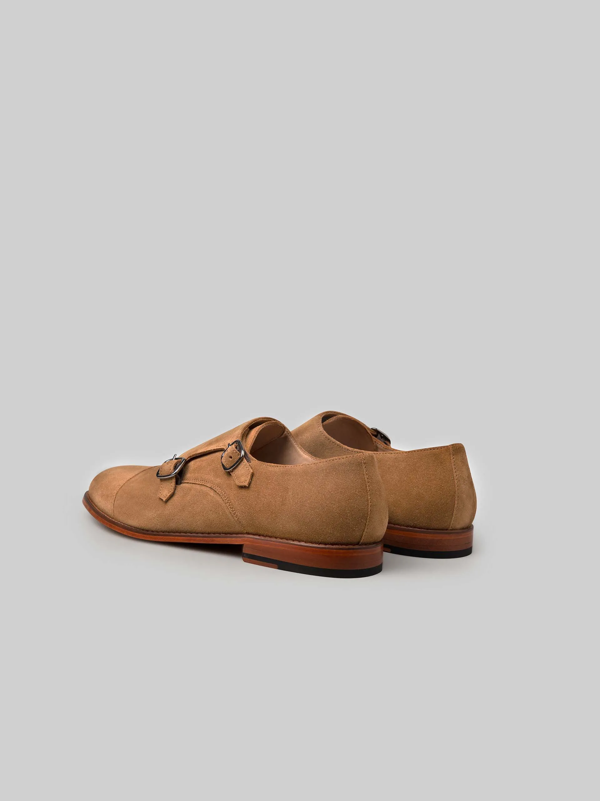 Aristocrat Double Monks - Sand Suede