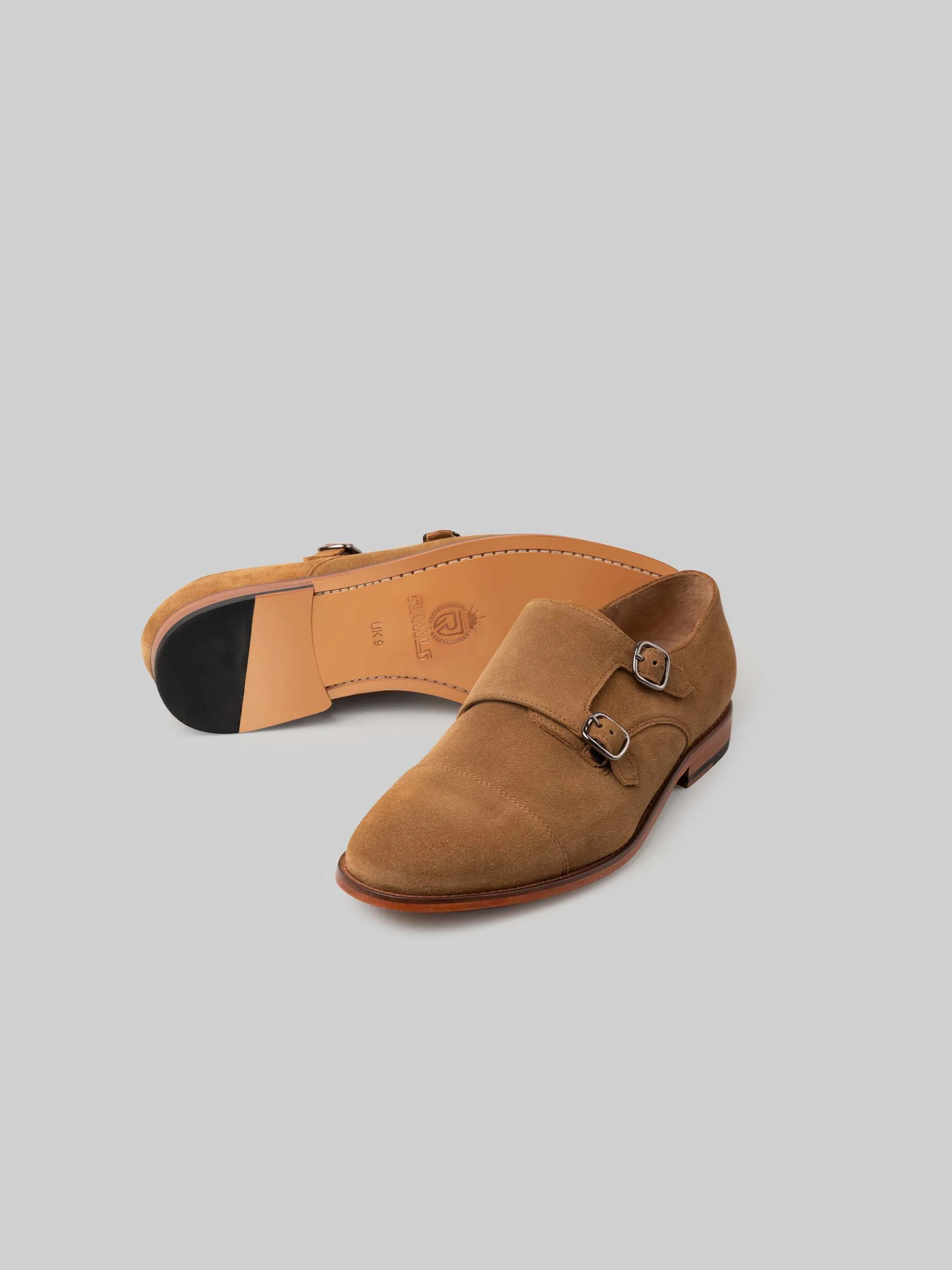 Aristocrat Double Monks - Sand Suede