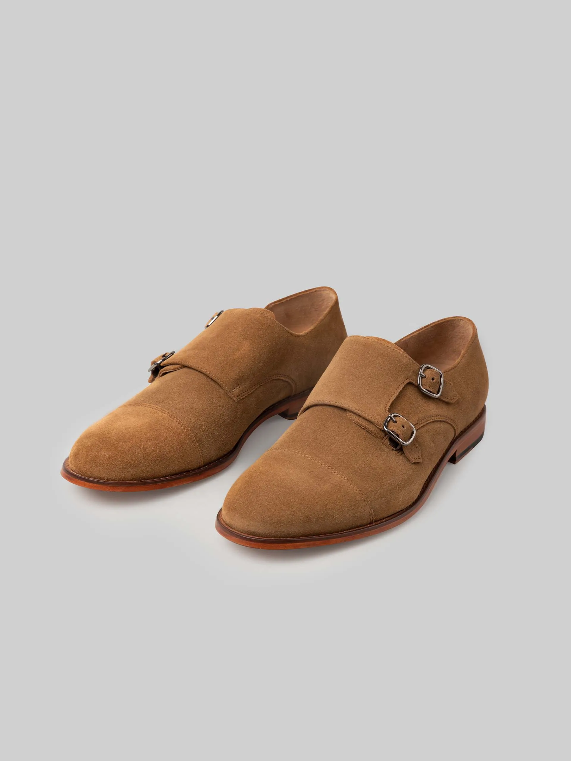 Aristocrat Double Monks - Sand Suede