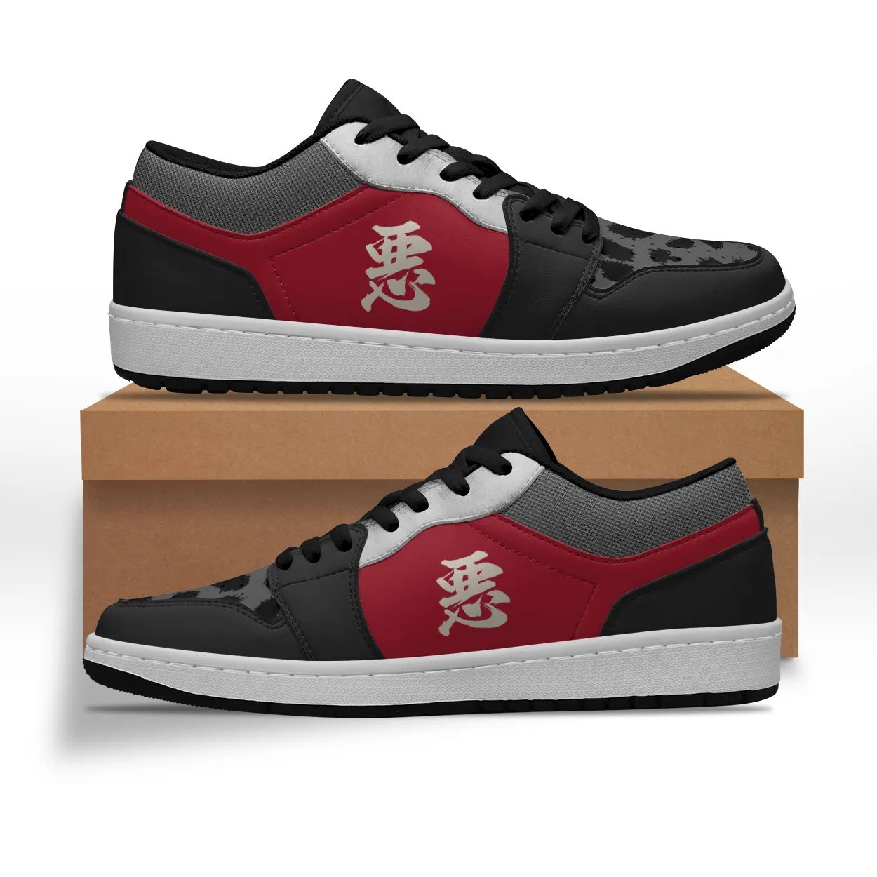 Armor King "悪" Kanji Equil Low Kicks 1P - Womens