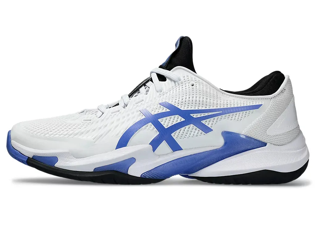 Asics Men's COURT FF 3 Tennis Shoes in White/Sapphire