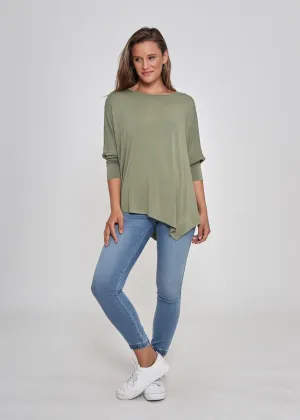 Asymmetrical Top - Khaki