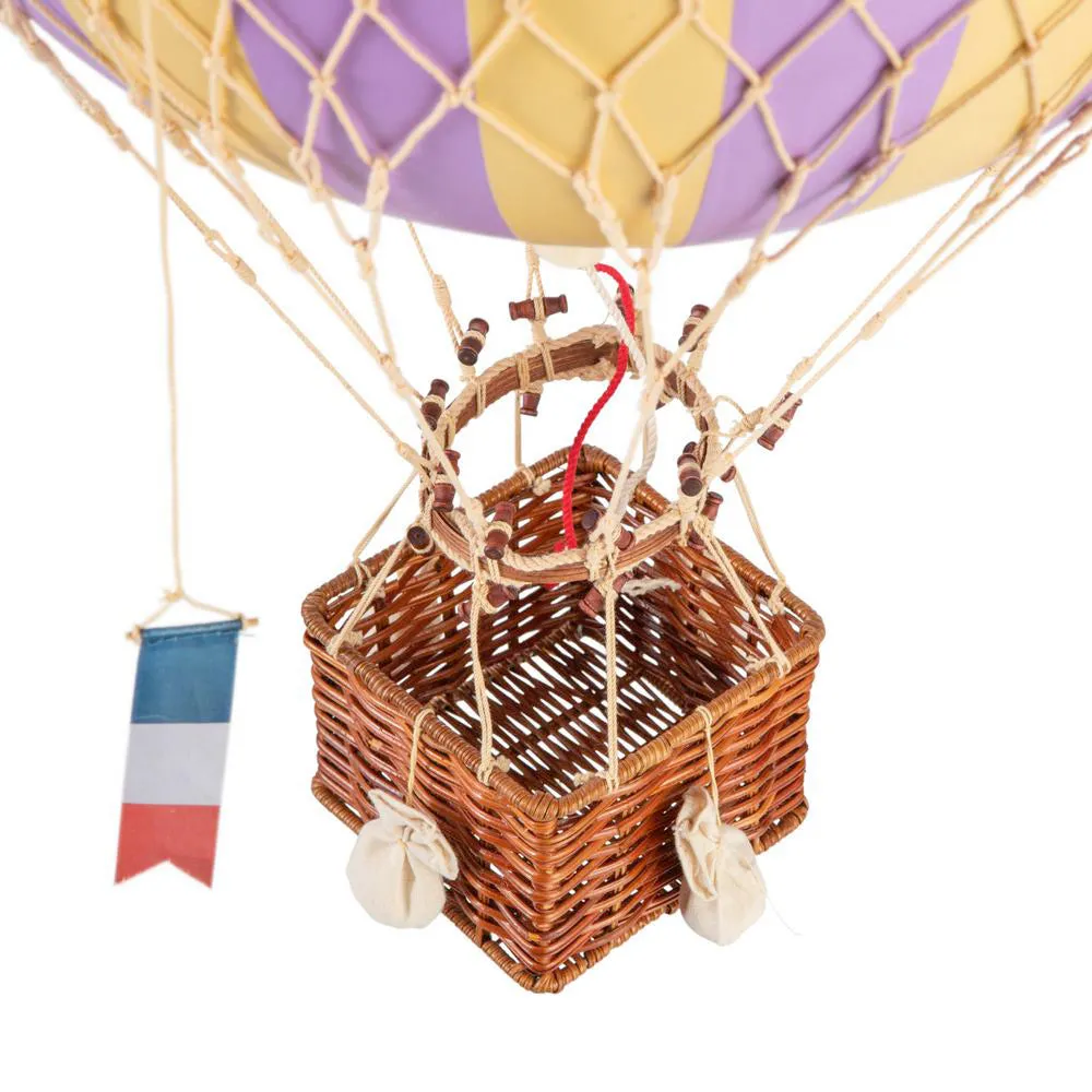 Authentic Models Royal Aero, Lavender - Hot Air Balloon Hanging Decor - 56cm