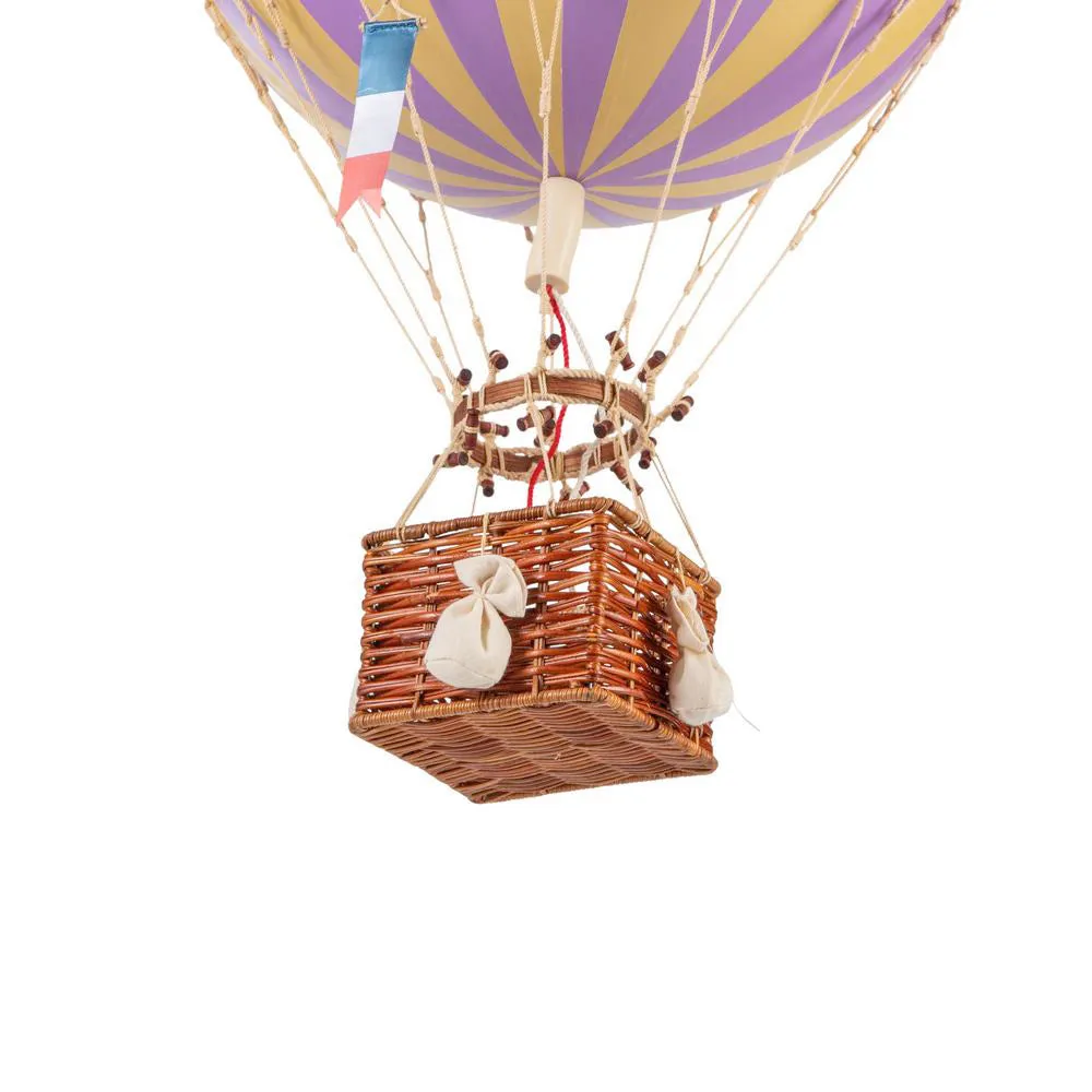 Authentic Models Royal Aero, Lavender - Hot Air Balloon Hanging Decor - 56cm