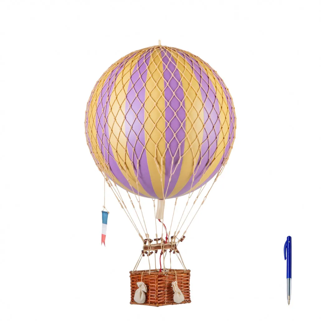Authentic Models Royal Aero, Lavender - Hot Air Balloon Hanging Decor - 56cm