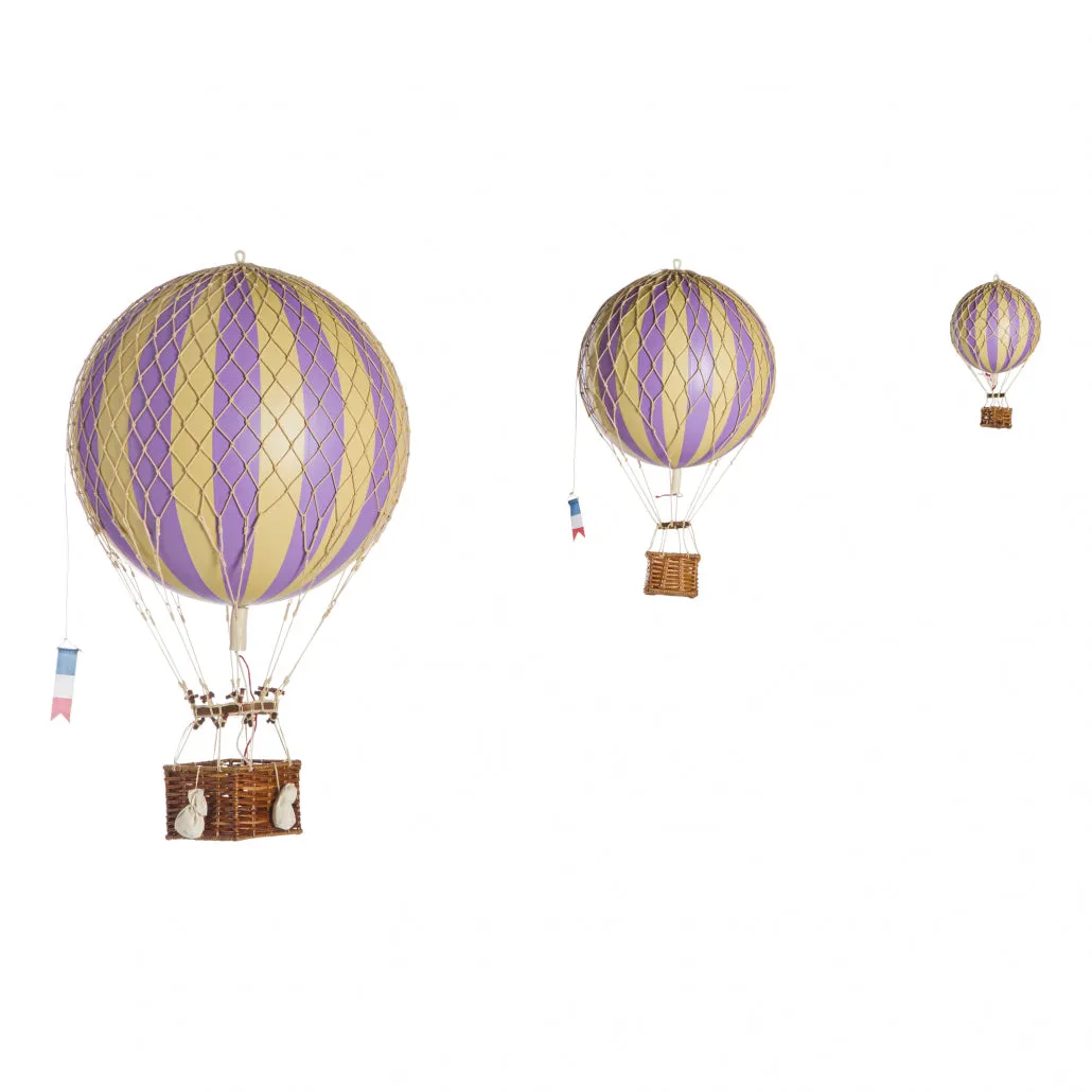 Authentic Models Royal Aero, Lavender - Hot Air Balloon Hanging Decor - 56cm