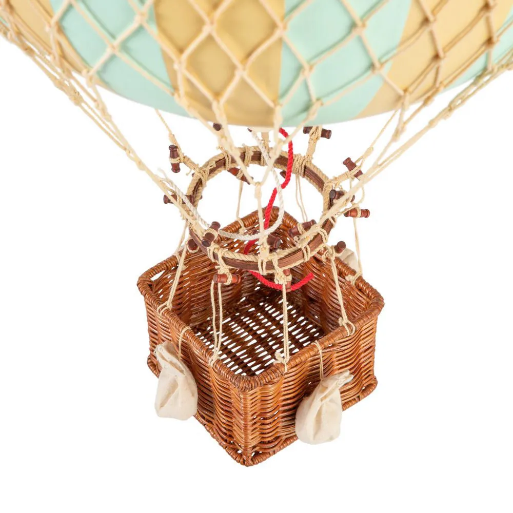 Authentic Models Royal Aero, Mint - Hot Air Balloon Hanging Decor - 56cm