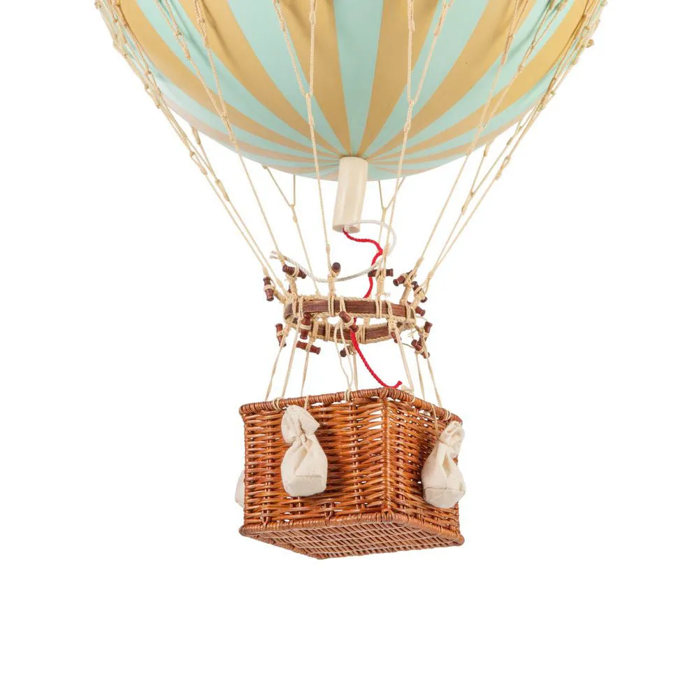 Authentic Models Royal Aero, Mint - Hot Air Balloon Hanging Decor - 56cm
