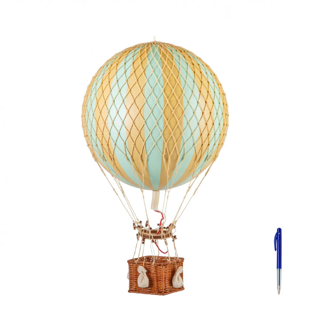 Authentic Models Royal Aero, Mint - Hot Air Balloon Hanging Decor - 56cm