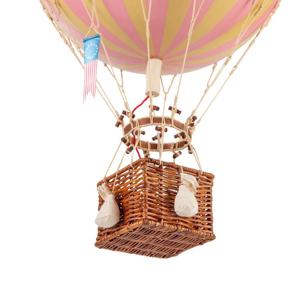 Authentic Models Royal Aero, Pink - Hot Air Balloon Hanging Decor - 56cm