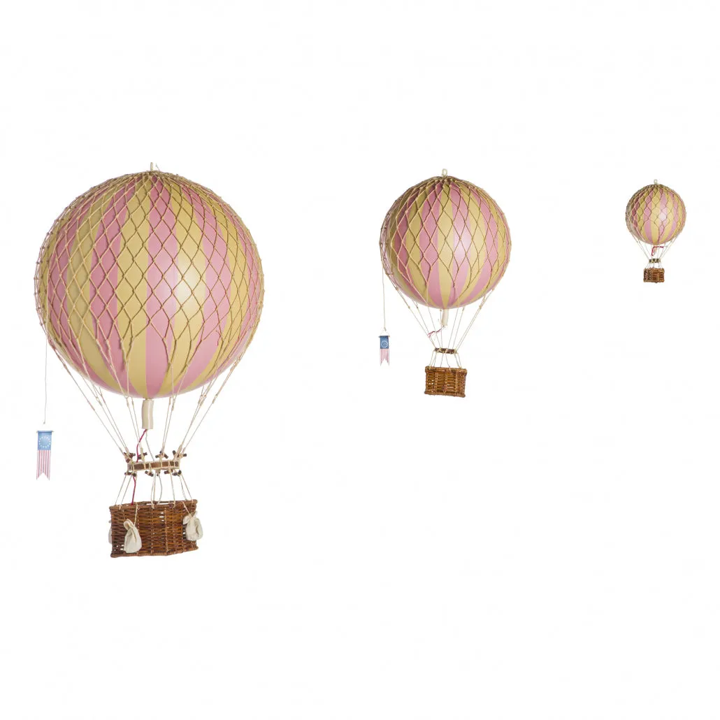 Authentic Models Royal Aero, Pink - Hot Air Balloon Hanging Decor - 56cm