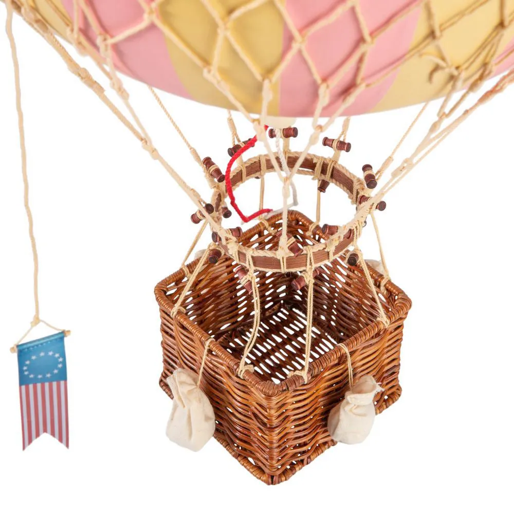 Authentic Models Royal Aero, Pink - Hot Air Balloon Hanging Decor - 56cm