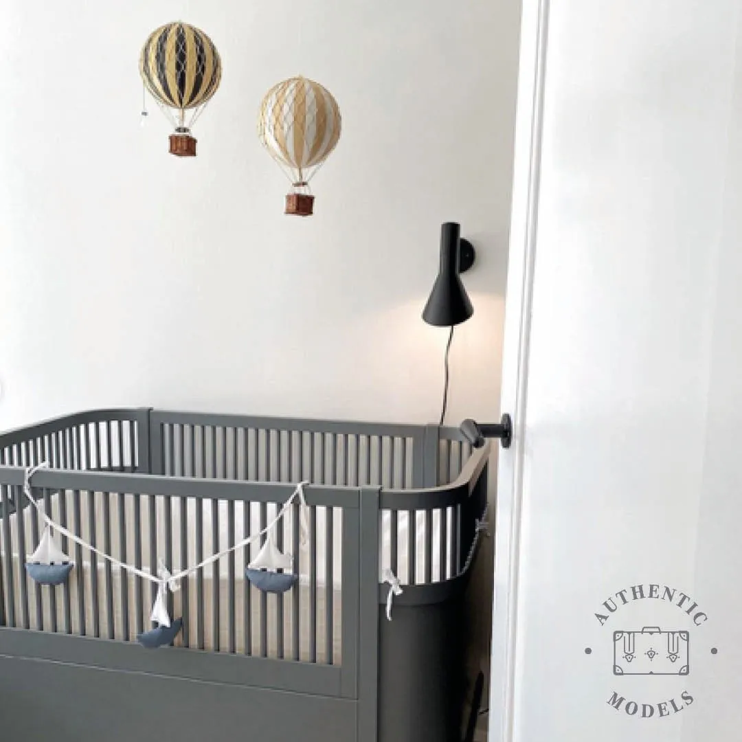 Authentic Models Travels Light, Lavender - Hot Air Balloon Hanging Decor - 30cm