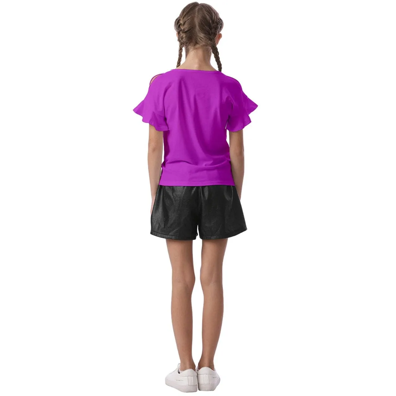 Beauty Kids' Flutter Sleeve Top