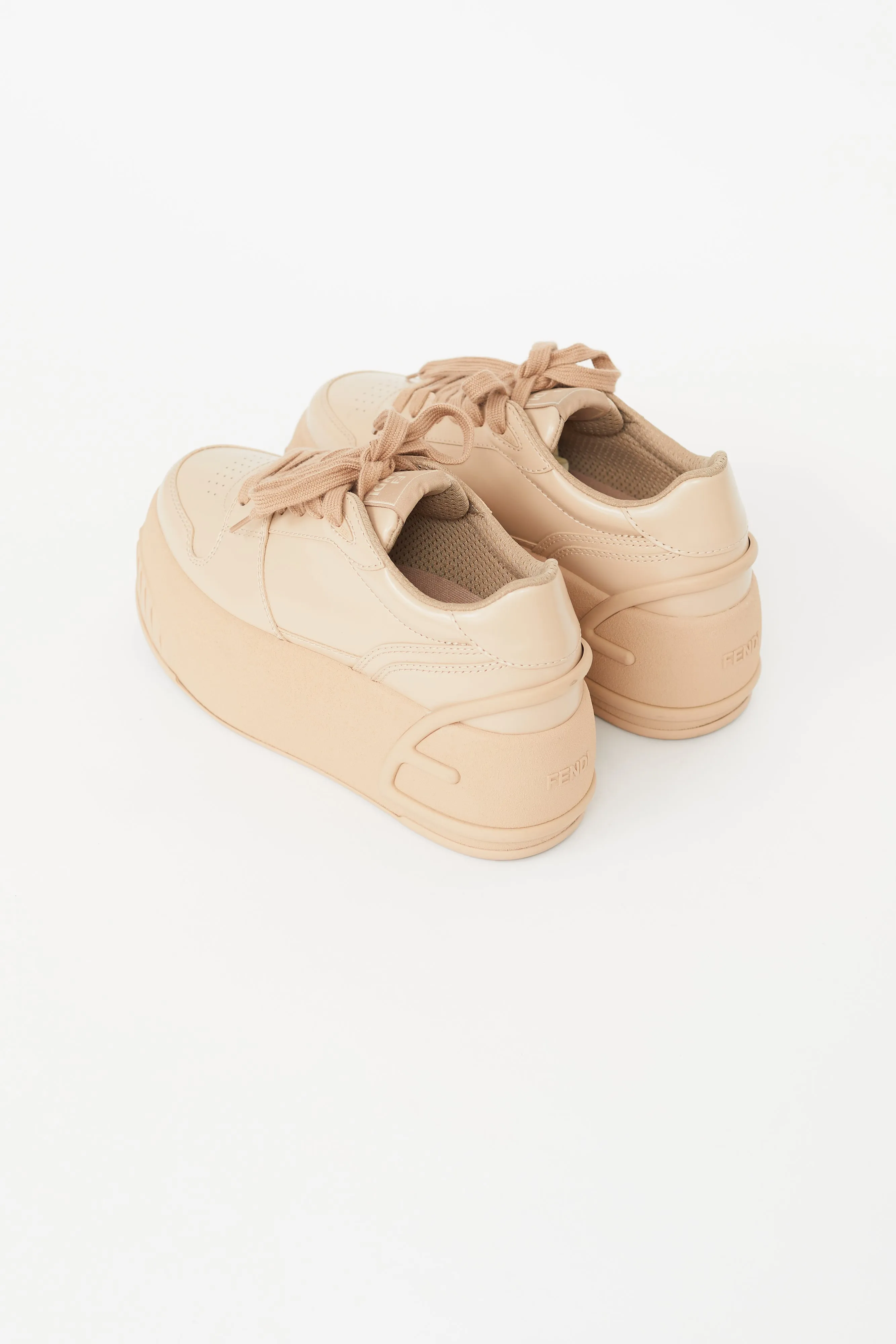 Beige Show Plaform Sneaker