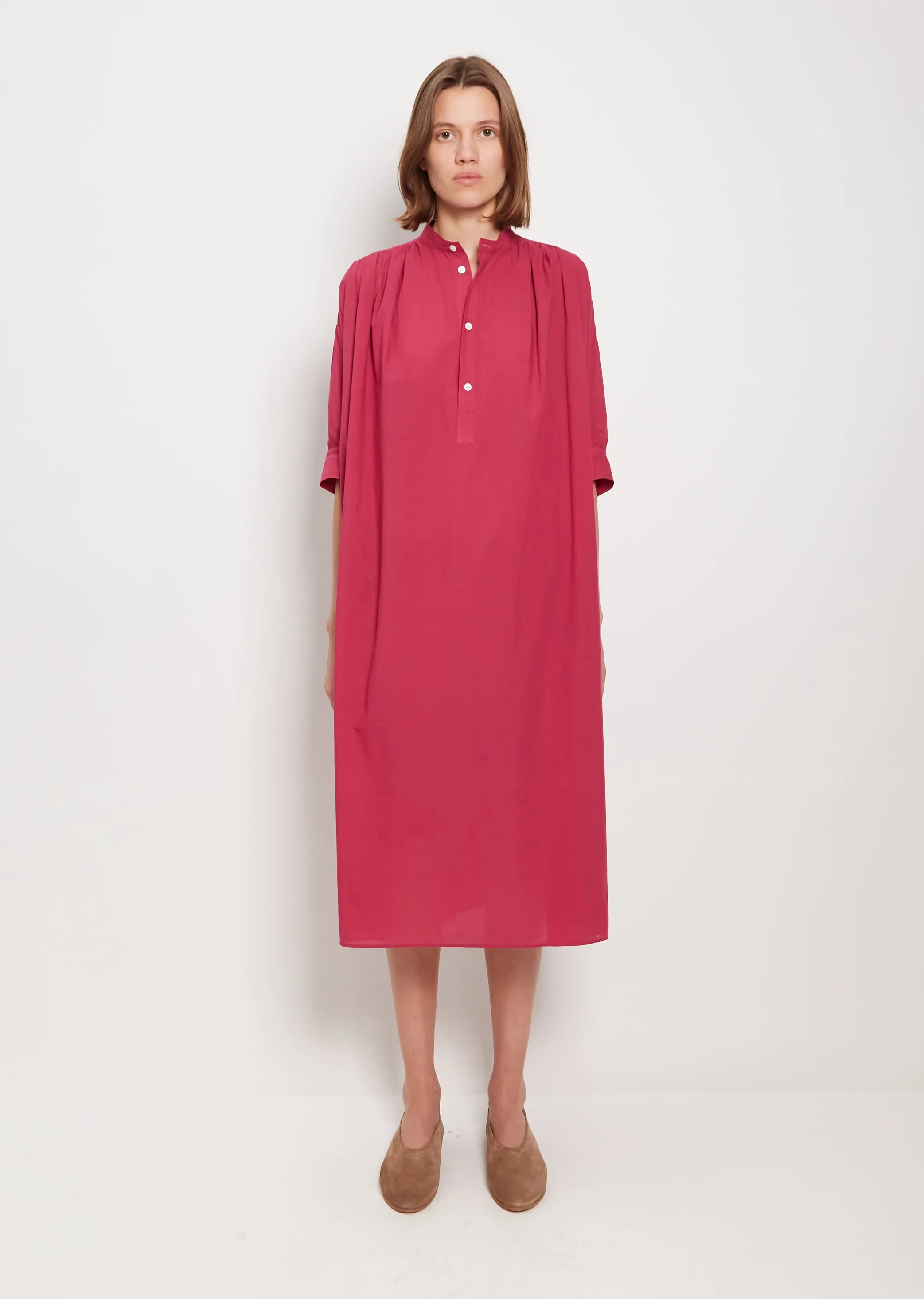 Bishop Sleeve Shirt Dress