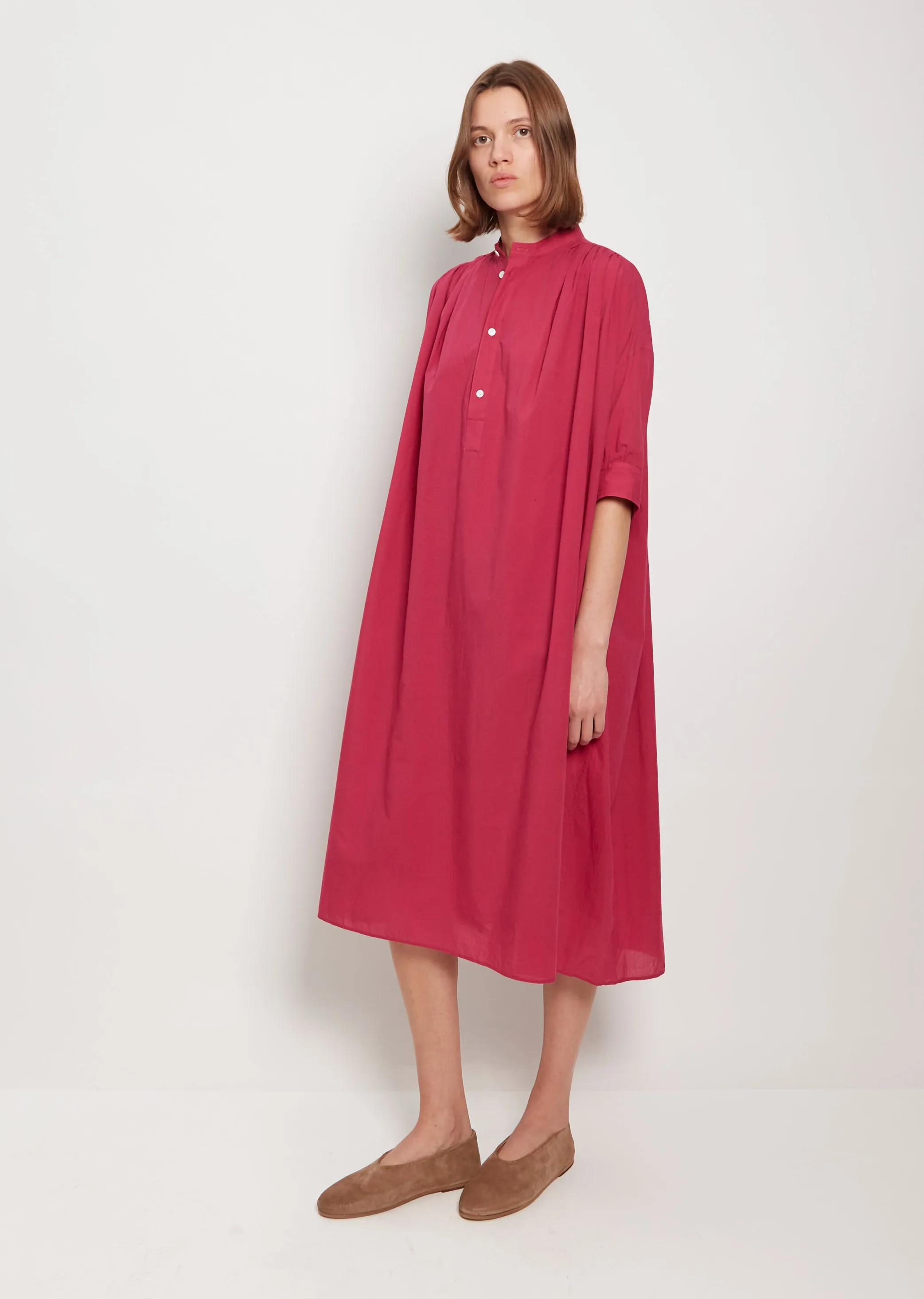 Bishop Sleeve Shirt Dress