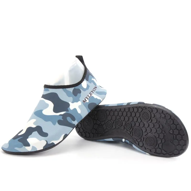 Camouflage Beach Swim Shoes #Grey #Beach Shoes #Swim Shoes