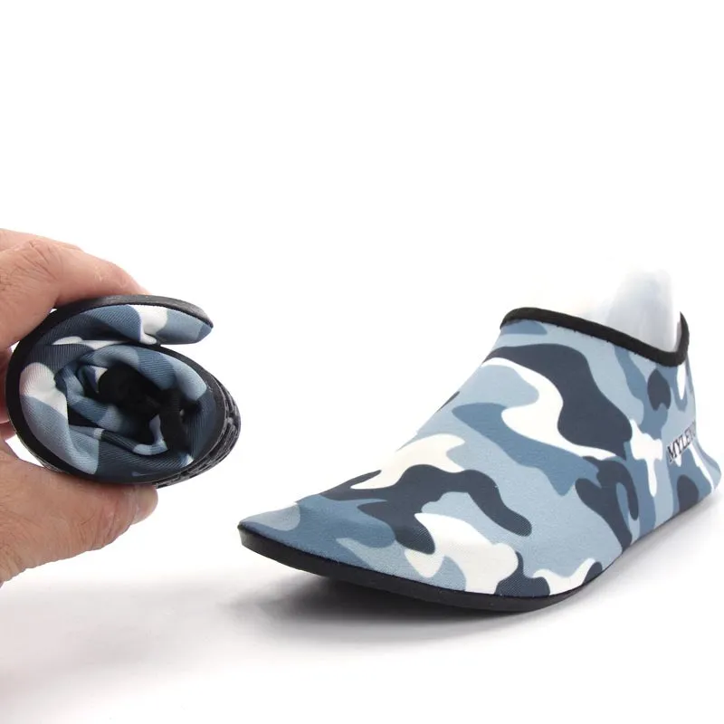 Camouflage Beach Swim Shoes #Grey #Beach Shoes #Swim Shoes