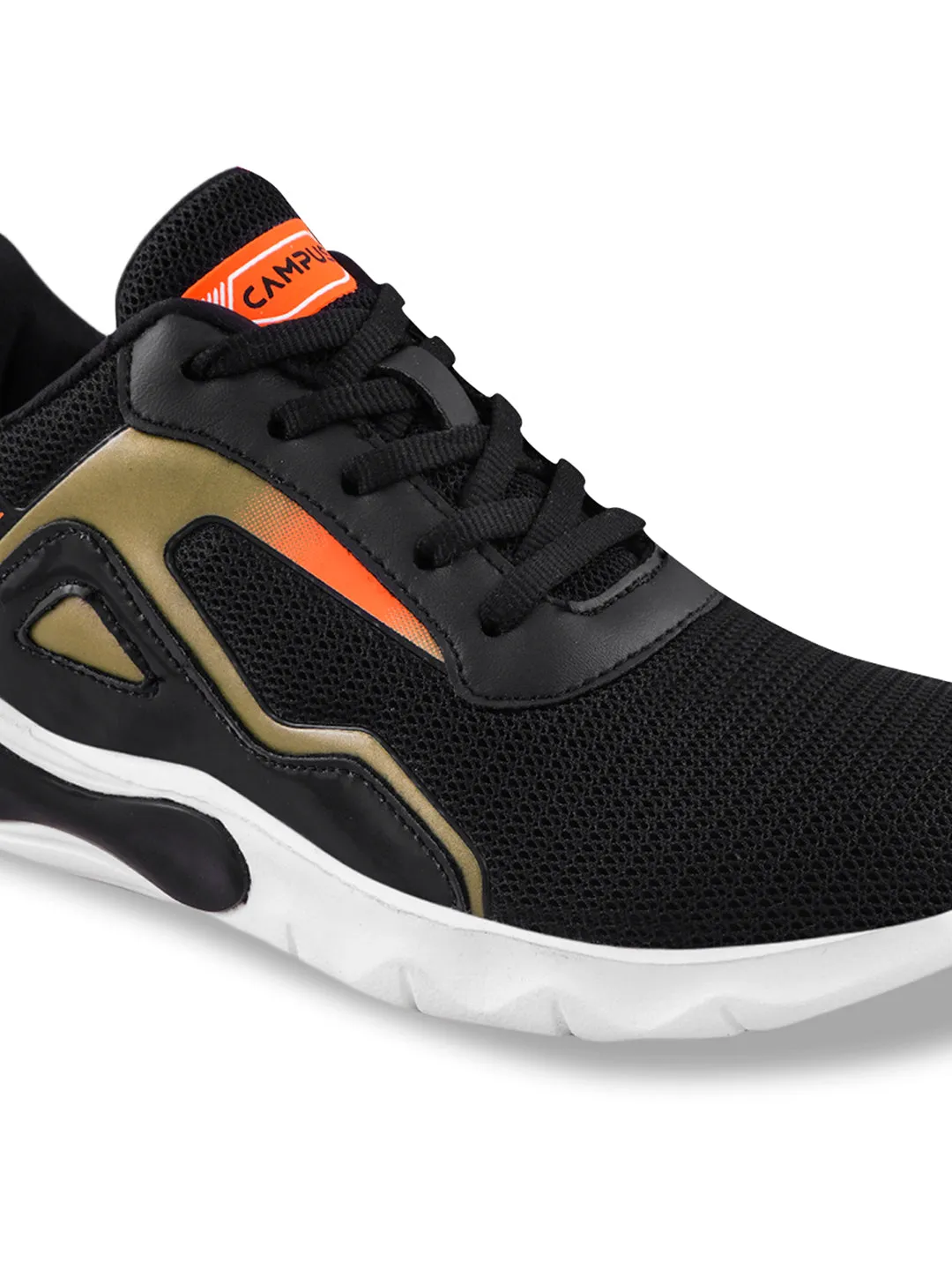 CAMP LYCO Black Child Running Shoes