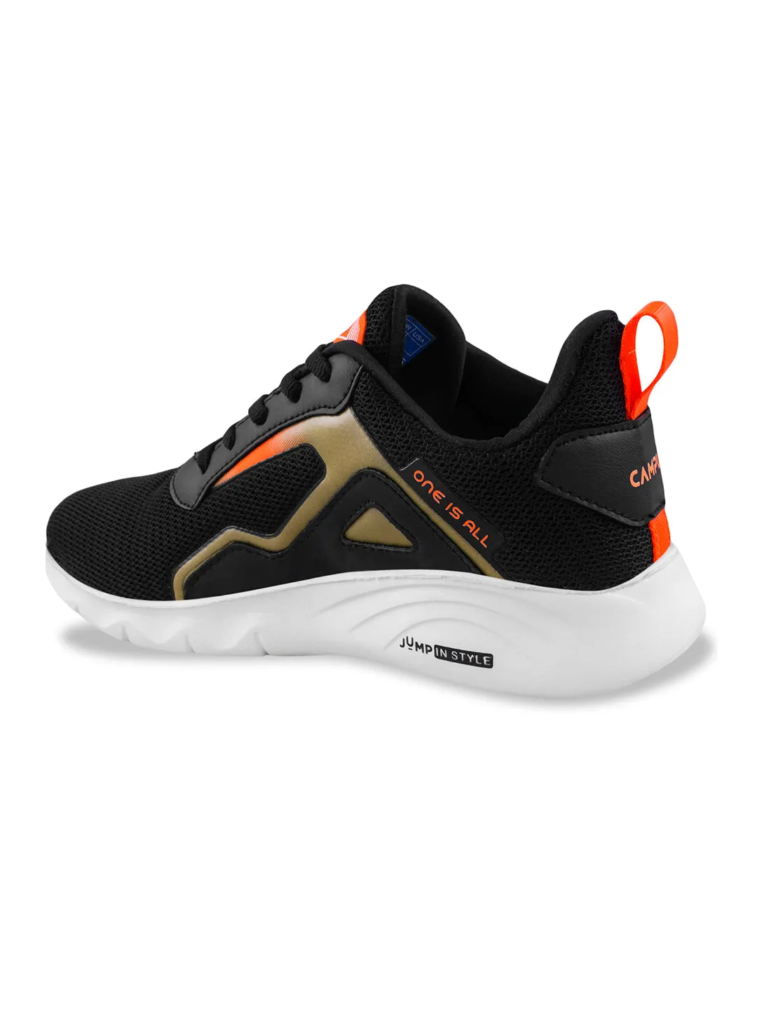 CAMP LYCO Black Child Running Shoes