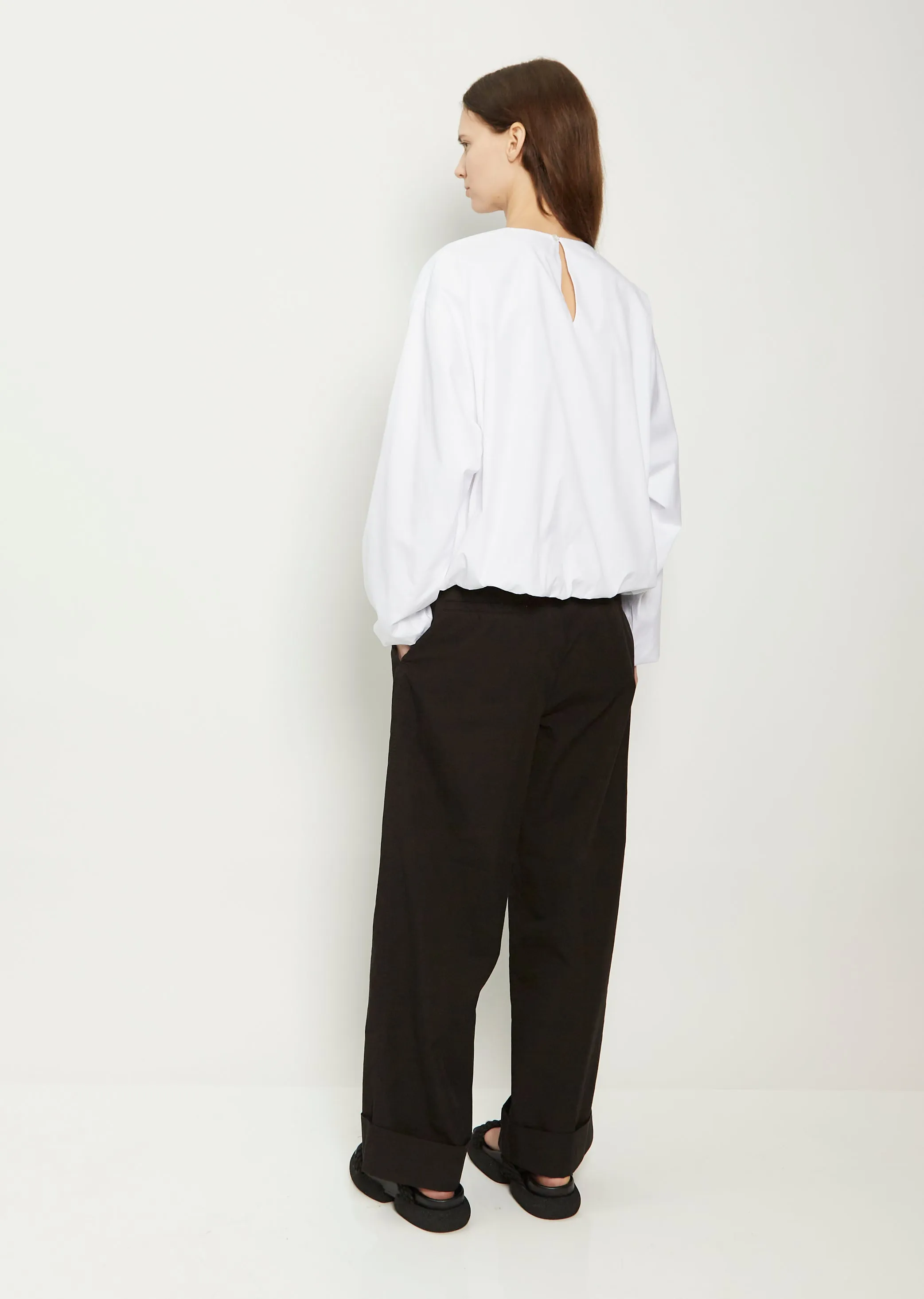 Capo Cotton Blouson — White