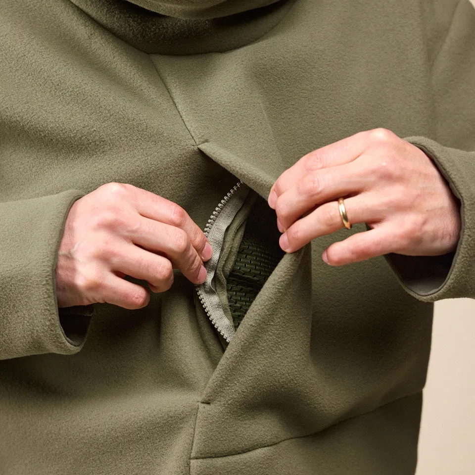 CCP - LT-CB110 Flitertop Fleece Pullover - Khaki