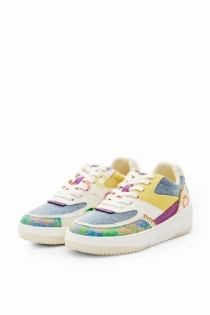 Desigual Metro Patch Colourful Patchwork Sneakers 24SSKA17