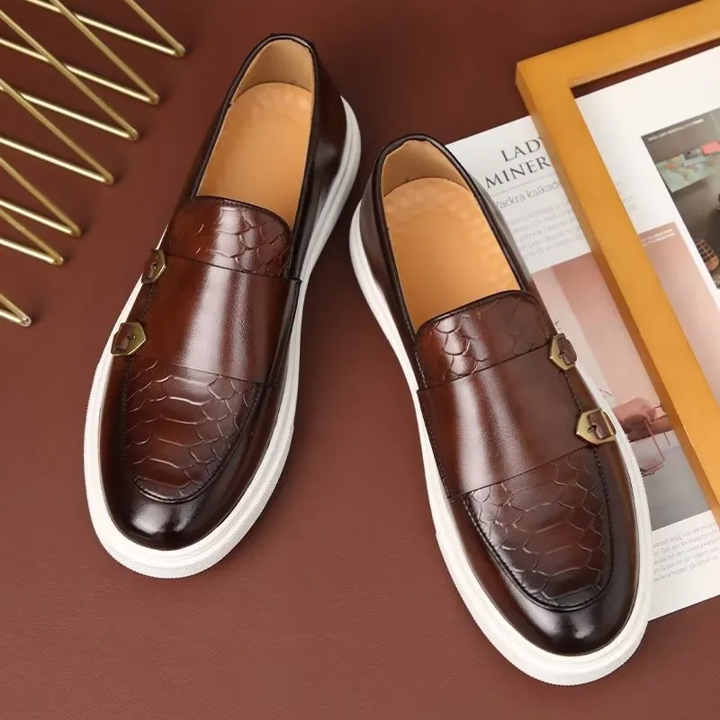 Elegant Slip On Platform Sneakers