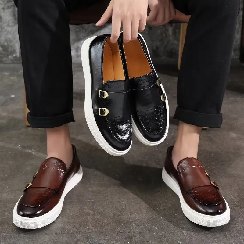 Elegant Slip On Platform Sneakers