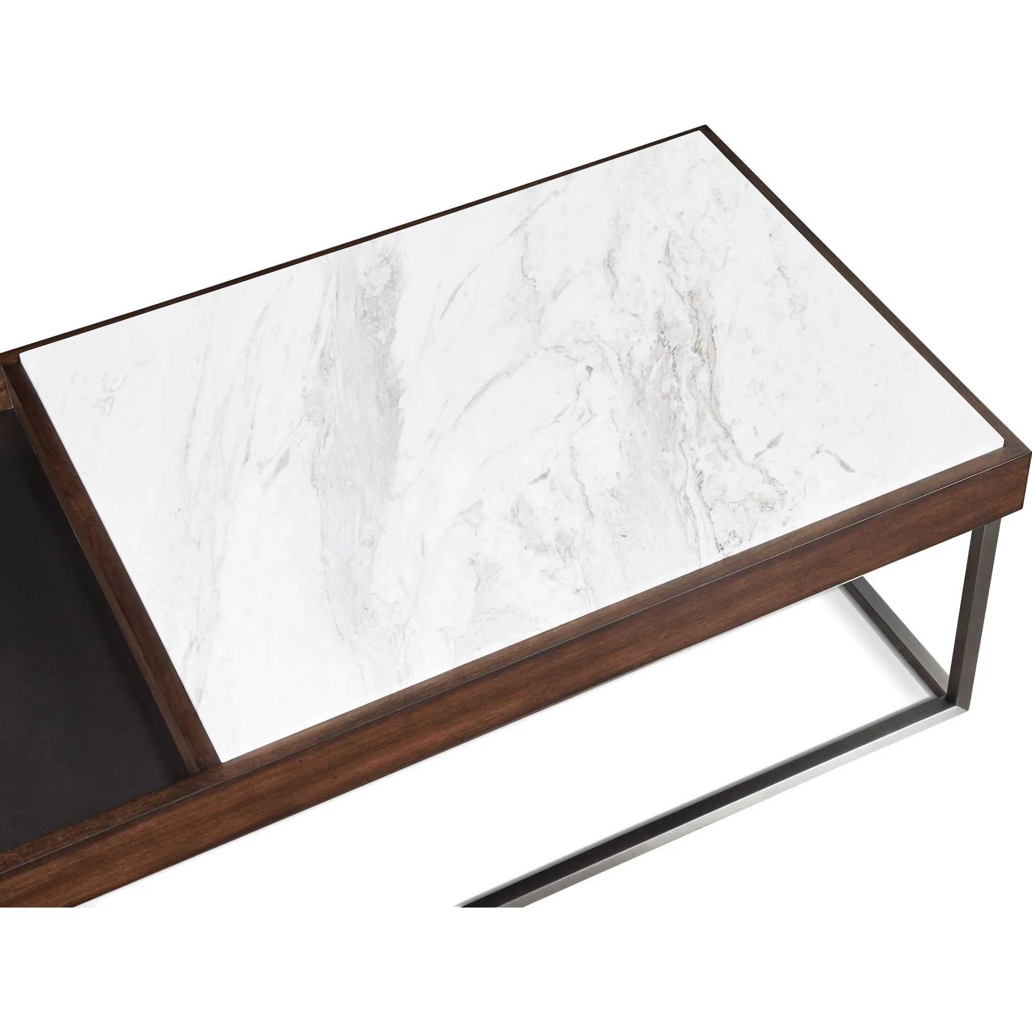 Ennis Coffee Table - Brown Sable