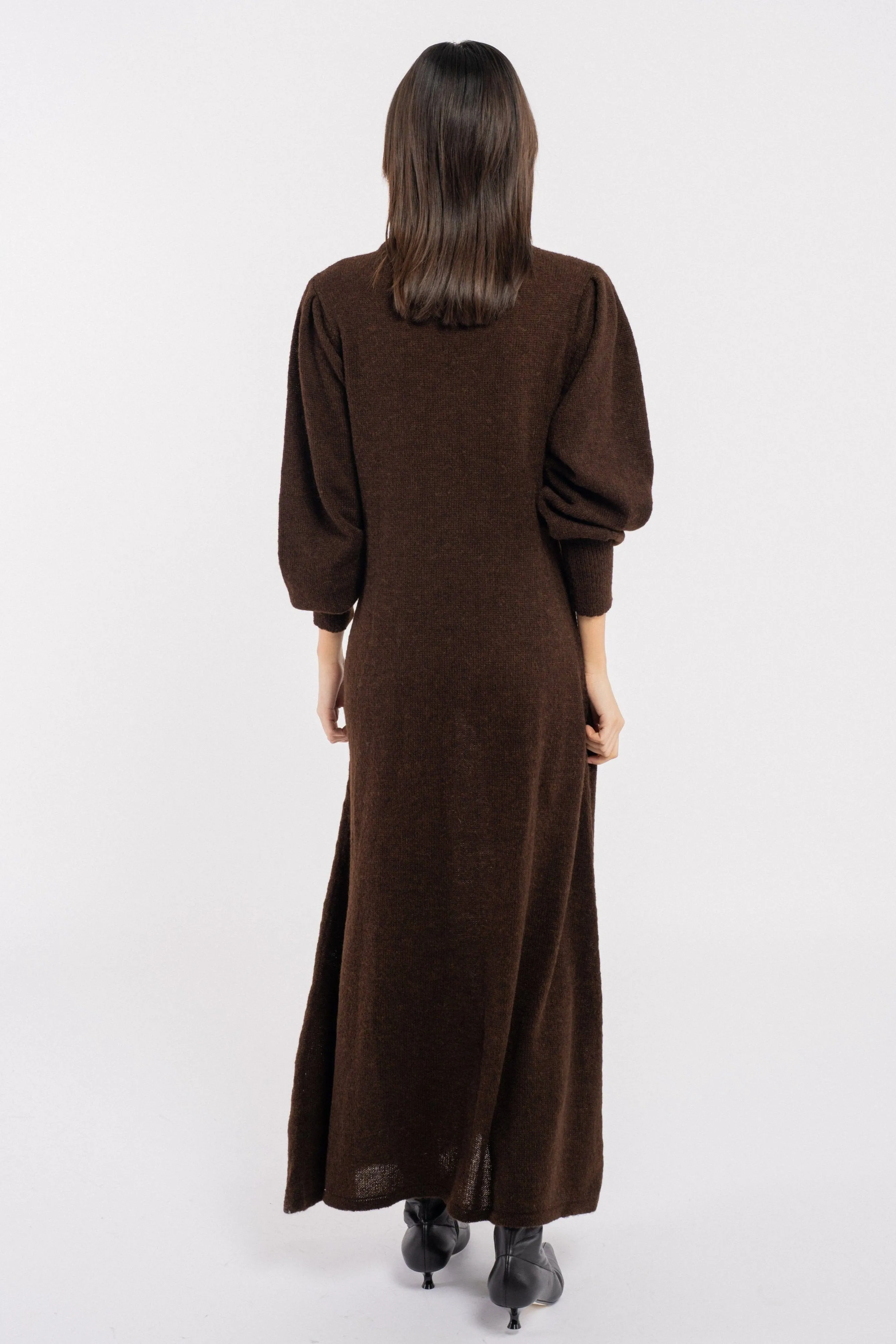 Ennis Sweater Dress - Mustang Brown