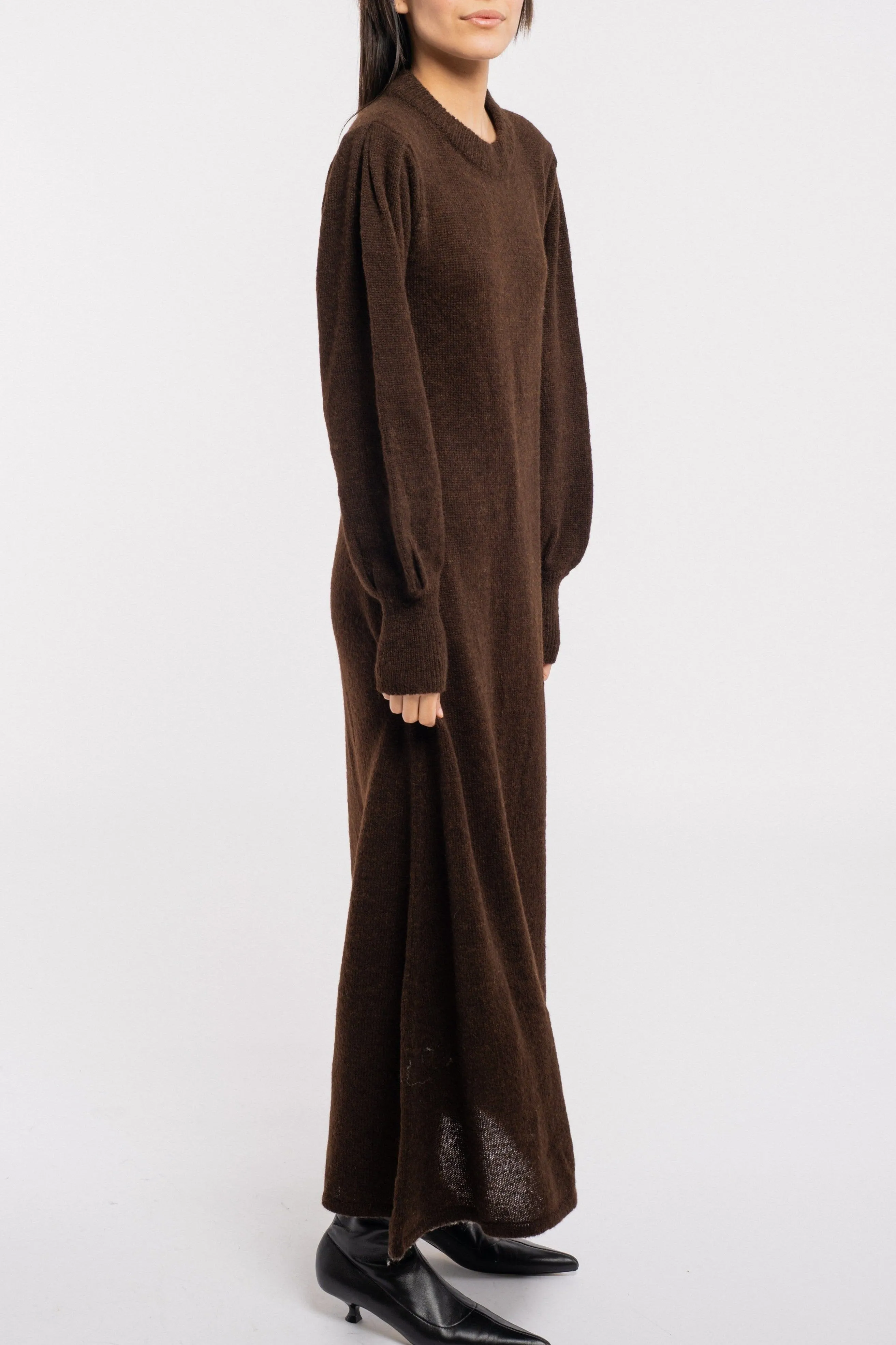 Ennis Sweater Dress - Mustang Brown