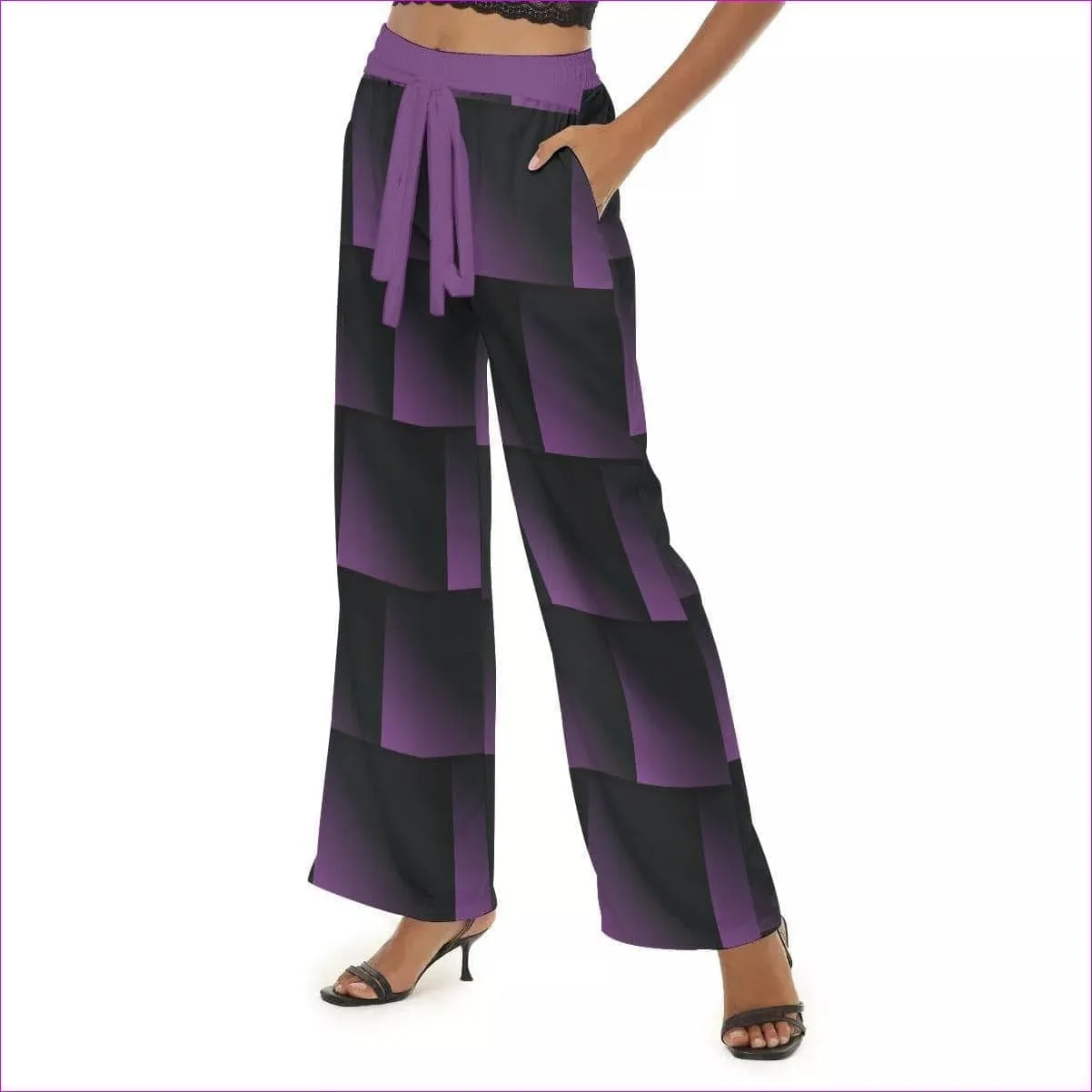 Fade Womens Casual Straight-leg Pants