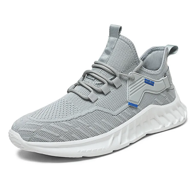 Flying Woven Breathable Net Shoes Sports Casual Men's Deodorant Thin Trendy Shoes