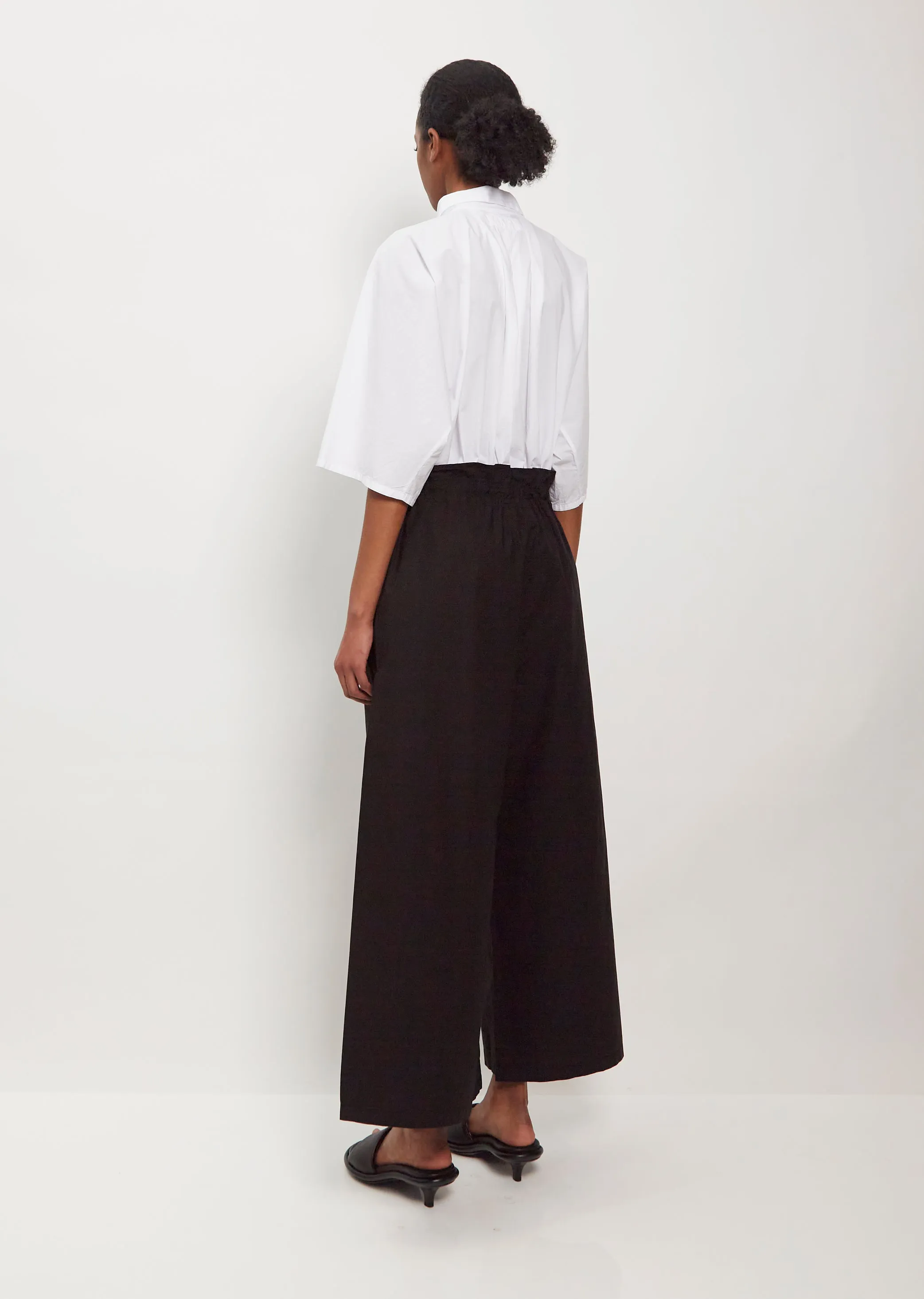 Freno Cotton Pant - Black