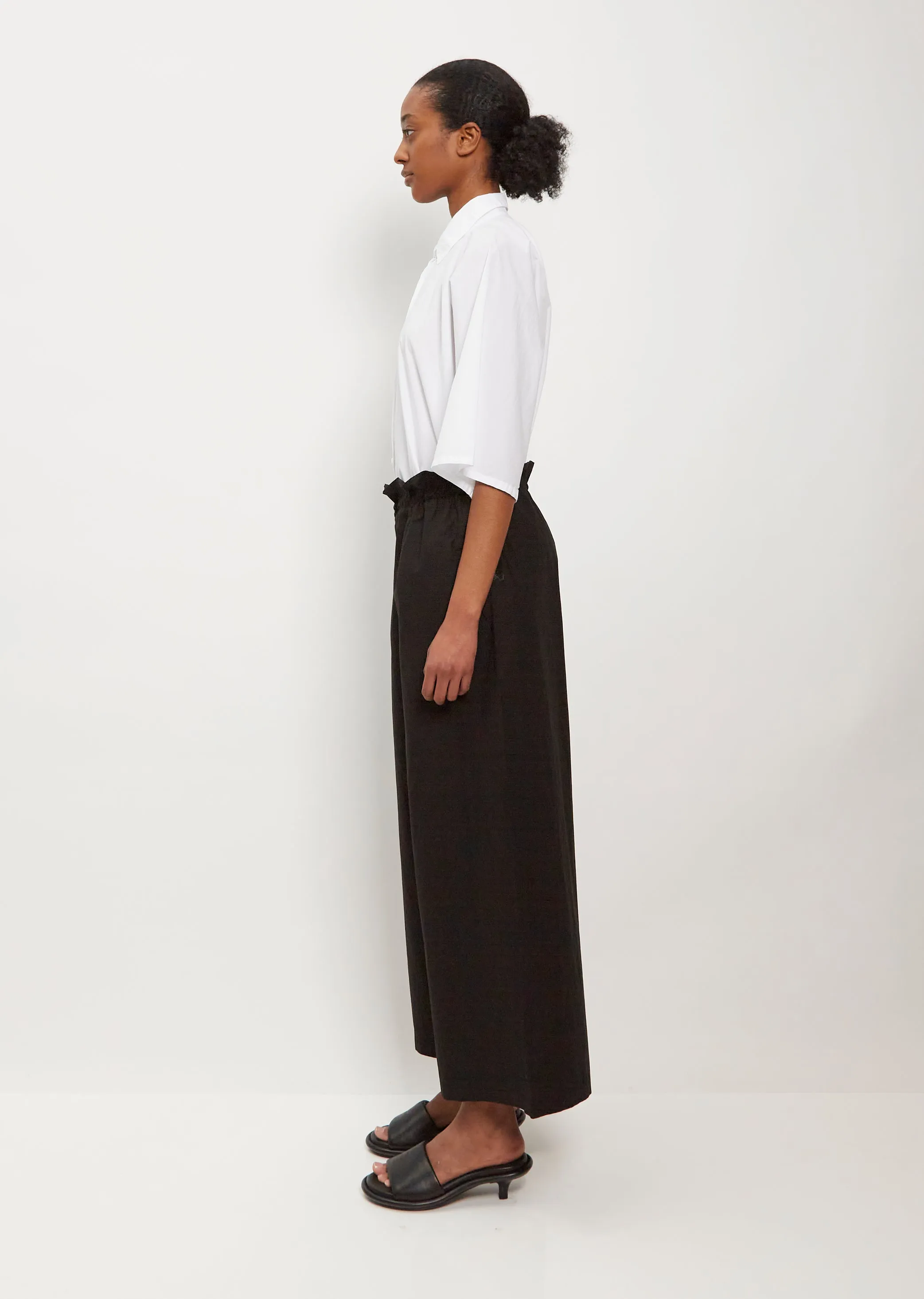 Freno Cotton Pant - Black