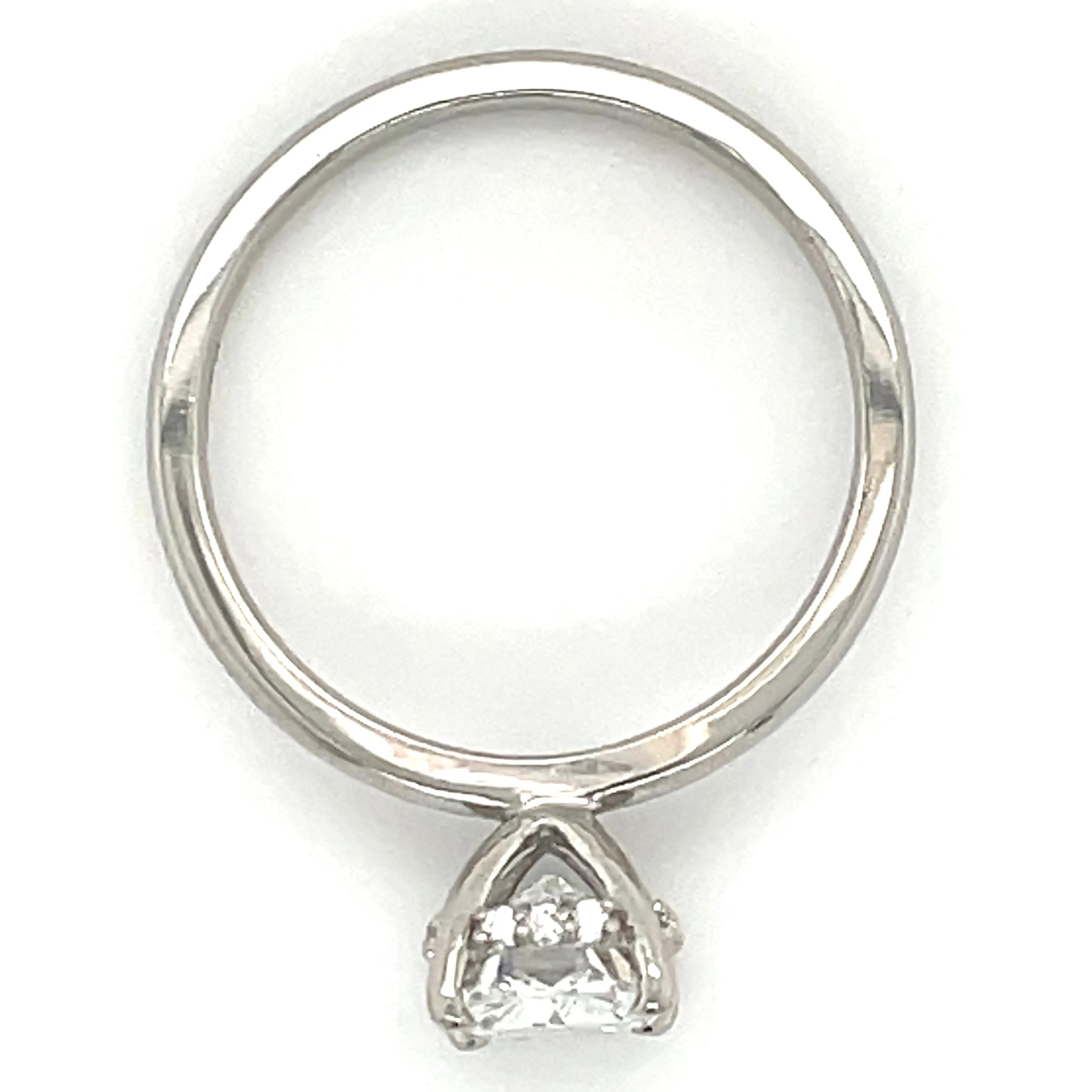 Grace - Platinum 1.58ct Laboratory Grown Elongated Cushion Cut Diamond Engagement Ring With Hidden Halo