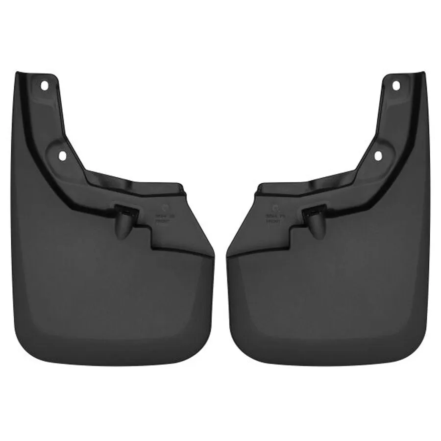 Husky Liners Mud Guards Black - Front | 2023-2016 Toyota Tacoma