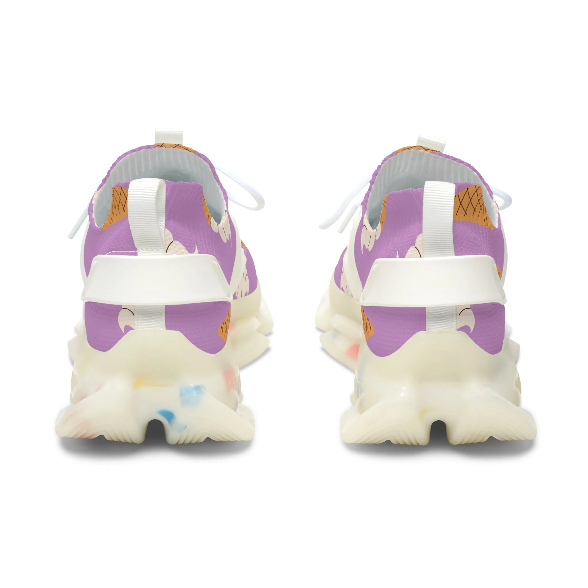 Ice Cream Cone Women's Mesh Sneakers