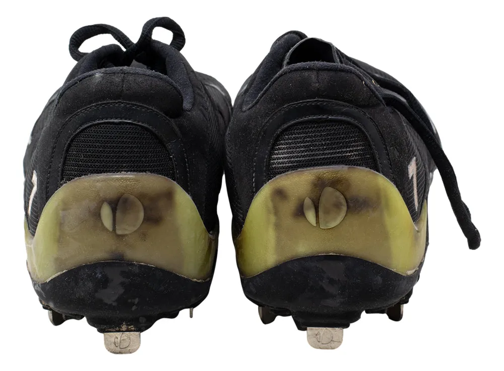 Ivan Rodriguez Texas Rangers Game Used Pair Of Verdero Baseball Cleats Hunt LOA
