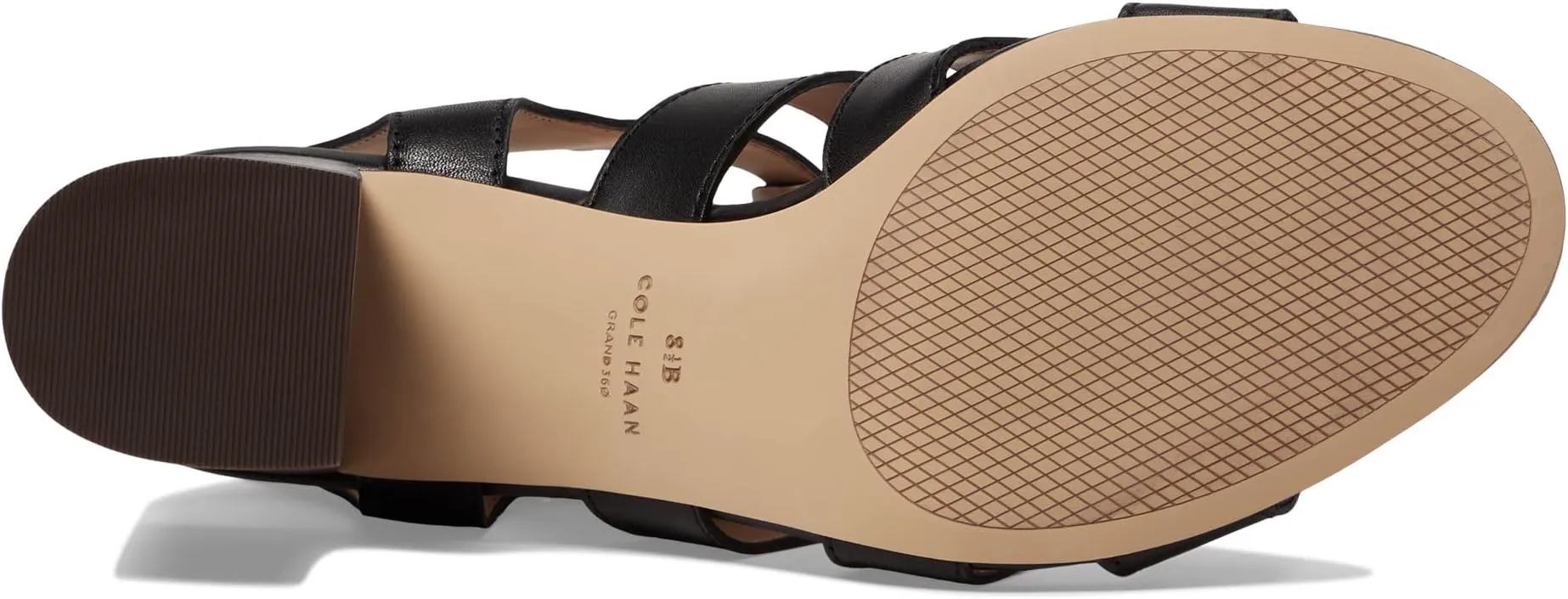 Josie Fisherman Sandal 65 mm Cole Haan, black leather