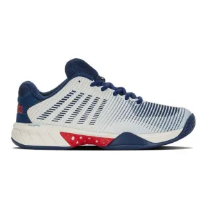 K-Swiss Hypercourt Express 2 Men's Tennis Shoes - White / Blue / Red