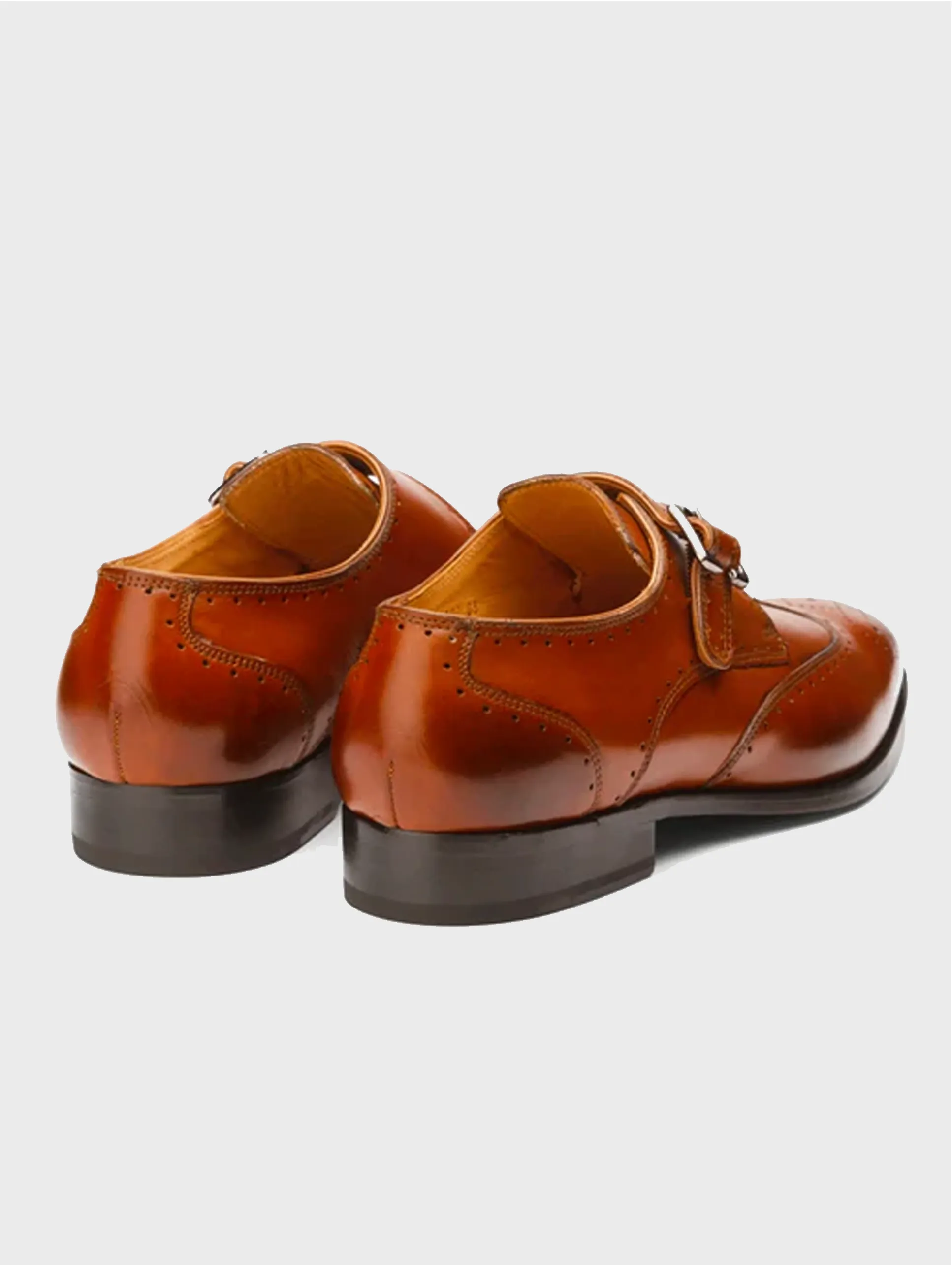Kaiser Single Monk-strap - Cognac