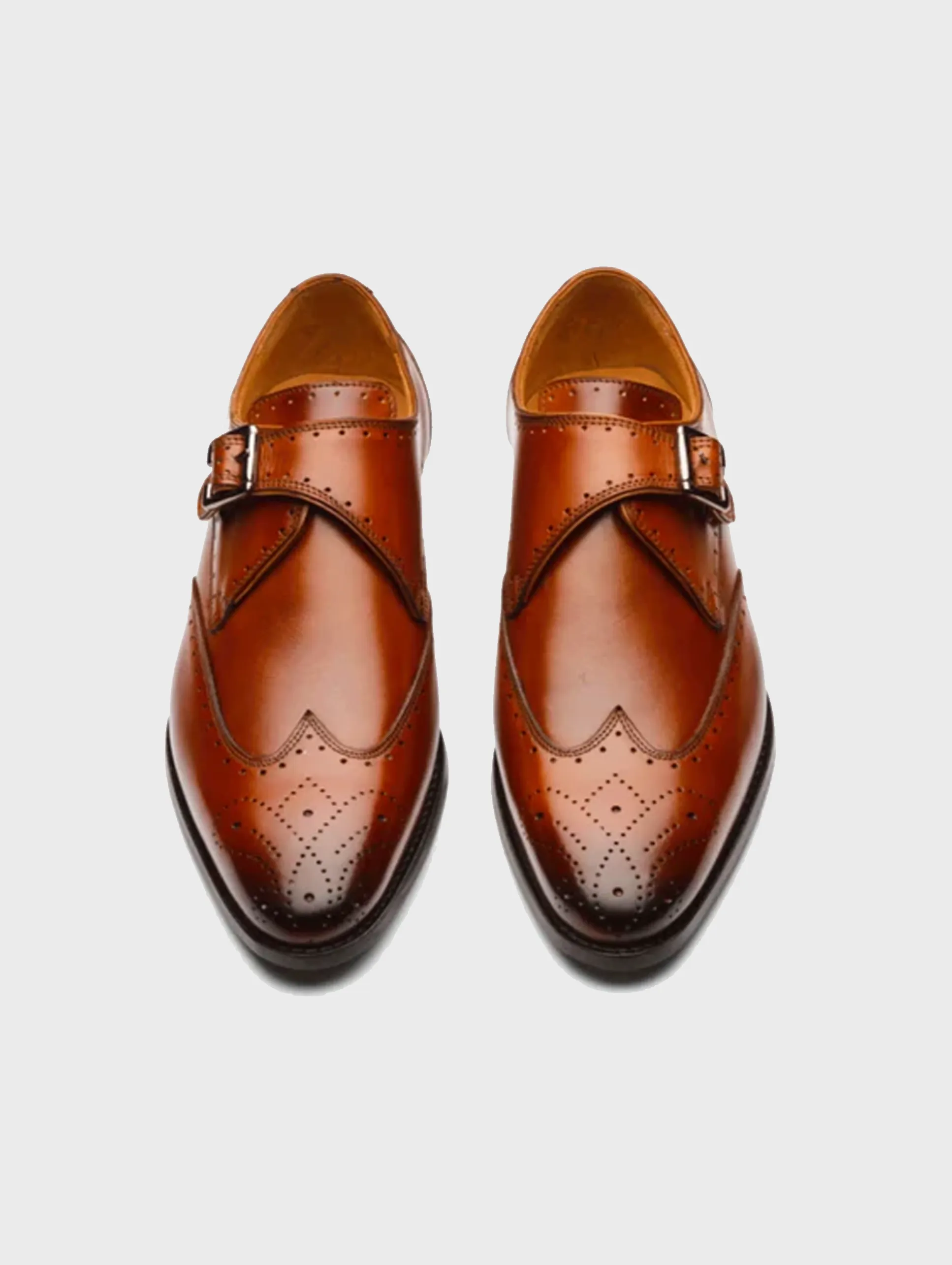 Kaiser Single Monk-strap - Cognac