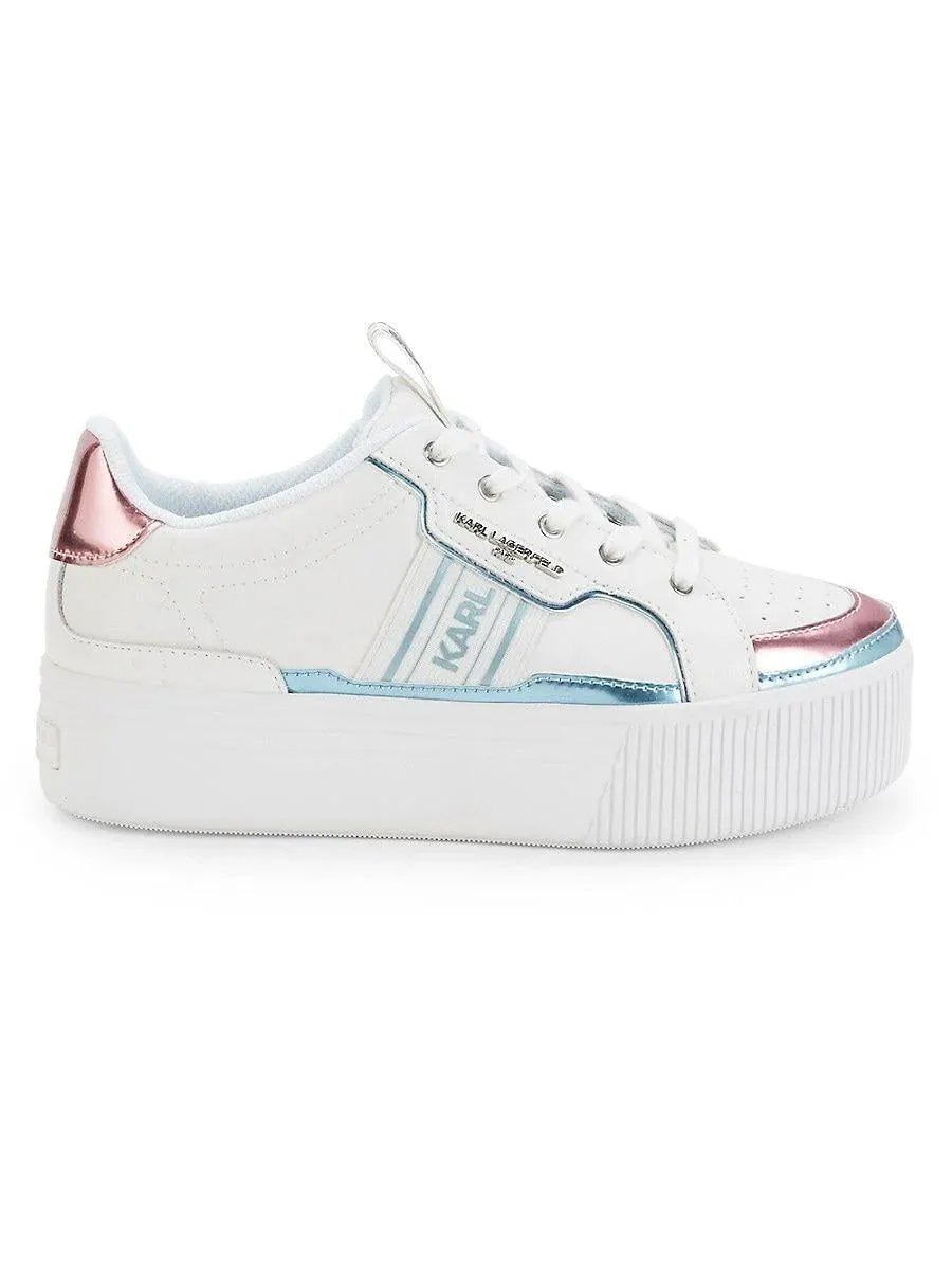 Karl Lagerfeld Violet Platform Sneakers